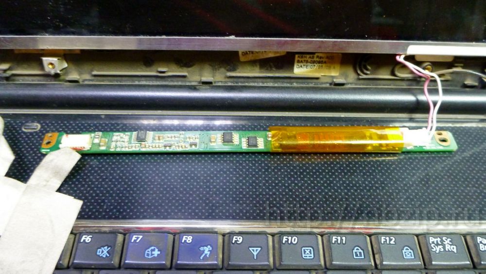 Самостоятельный ремонт инвертора подсветки экрана ноутбука. Ремонт домашней электроники